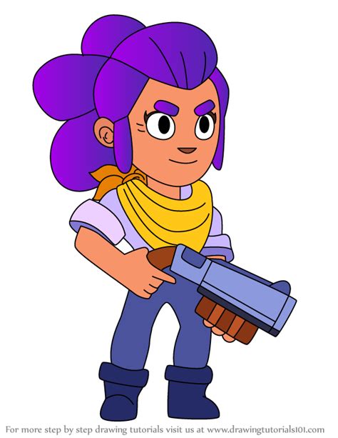 I hope it helps to learn how to draw brawl stars characters. Learn How to Draw Shelly from Brawl Stars (Brawl Stars ...