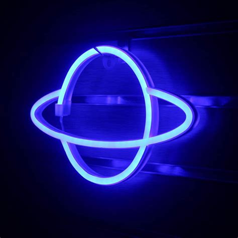 Planet Neon Signs Led Night Light Neon Lights Usb Chargingbattery