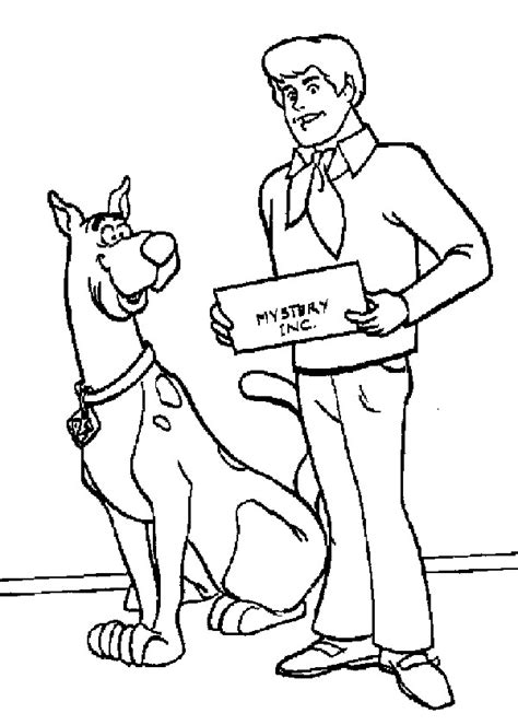Coloriage Scooby Doo Gratuit À Imprimer Liste 40 À 60 pour Sia-Doo A