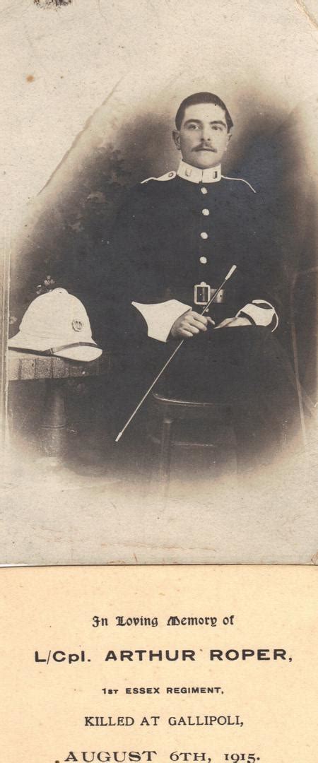 105 years, 7 months and 17 days leap year: Lance Corporal Arthur Roper 9359 Essex Regiment. Died ...