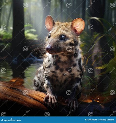 Eastern Spotted Quoll Stock Illustration Illustration Of Spotted