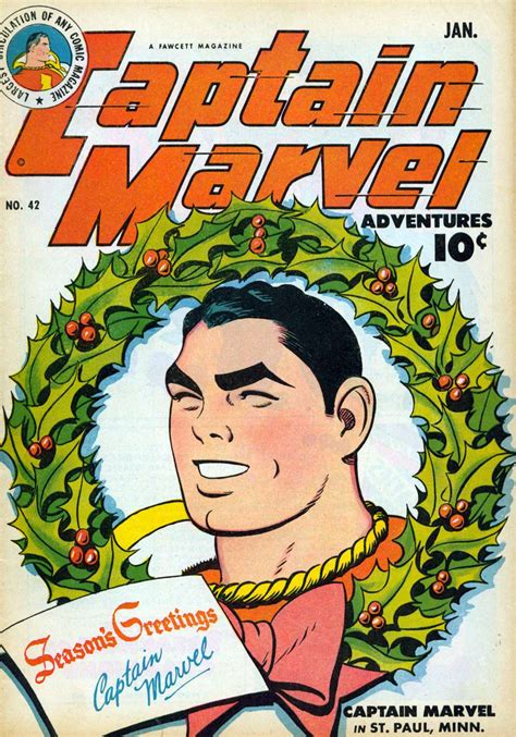 The World's Mightiest Mortal!: Captain Marvel's Christmas Comic Covers