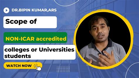 Career Options For Non Icar Accredited Collegesuniversities Students