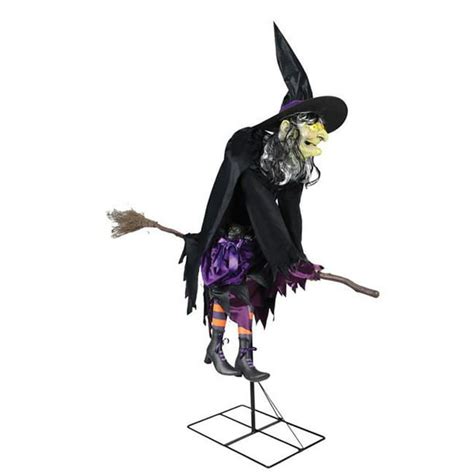 Home Accents Holiday Halloween Decoration Fancy Flying Witch 7205 In