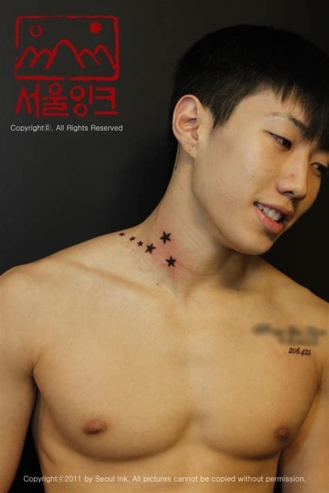 Jay park tattoo 35 tattoos & their meanings. Jay Park neck: Stars (meaning: just liked the... - Real K ...