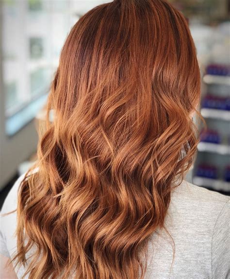 Gorgeous Auburn And Copper Color Spa Salon Long Hair Styles Hair