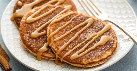 Churro Pancakes With Salted Caramel Sauce The Novice Chef