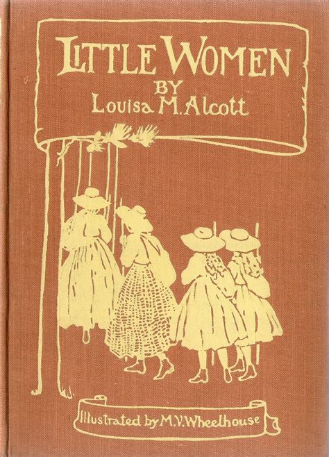 Little Women By Louisa M Alcott Book Cover Art Vintage Book Cover