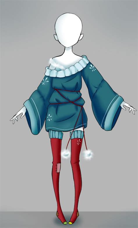 Adoptable Outfit 12 Auction Closed Fashion Design Drawings