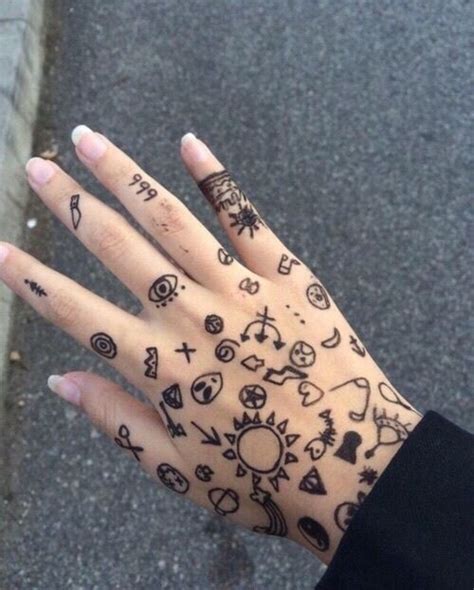 85 temporary fake tattoo designs and ideas try it s easy. black aesthetic, indie, grunge, aesthetic - image #4175913 ...