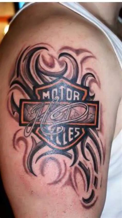 Tribal Harley Davidson Tattoo Shared By Our Fan Hommie V Harley