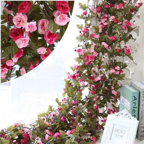Buy 230cm 51heads Artificial Flowers Fake Silk Rose