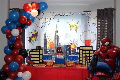 We've compiled a great list of inspirational treats to start the party. Spiderman theme birthday party | Spiderman birthday party ...