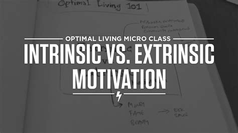 Intrinsic Vs Extrinsic Motivation Youtube