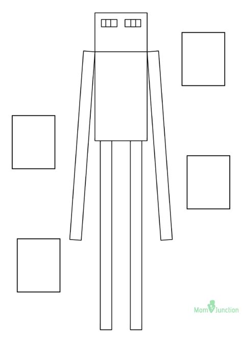 Minecraft Enderman Coloring Page Free Printable Coloring Pages For Kids