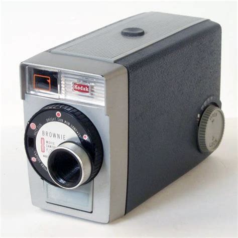 Regular 8mm Movie Camera Kodak Brownie 8 Vintage Grey Film