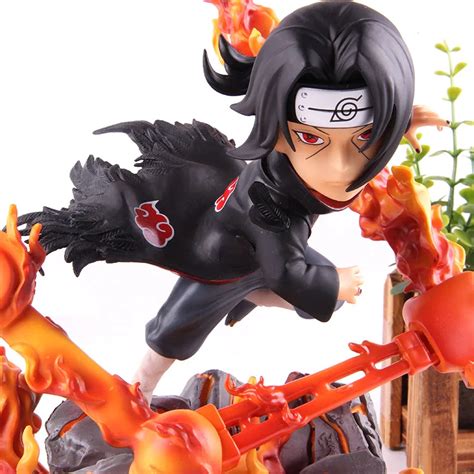 Anime Naruto Shippuden Figure Uchiha Itachi Gk Statue Fireball Ver