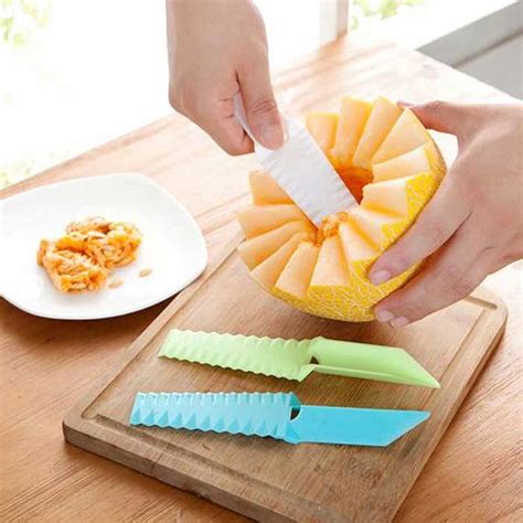 Creative Fruits And Vegetables Fancy Cutting Knife Blue Free Shipping Dealextreme