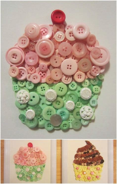 26 Innovative And Beautiful Button Crafts And Projects Diy And Crafts