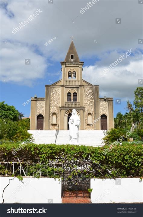 Santa Rosa De Lima Cathedral With Ipatron Saint Of La Romana In The