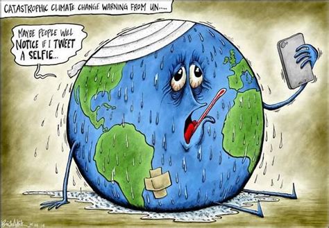 Reduce the size of the image if the. Satirical Political Cartoon: Climate Change vs. Twitter