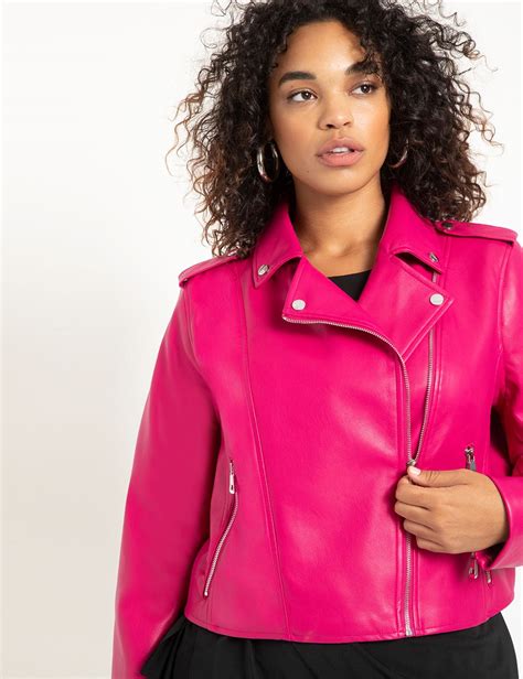 Faux Leather Moto Jacket Women S Plus Size Coats Jackets Eloquii Best Leather Jackets