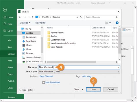 How To Save In Excel Customguide