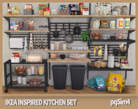 Ikea Inspired Kitchen Set The Sims 4 Custom Content