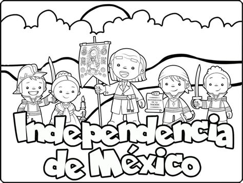 Dibujos De Independencia De Mexico 3 Para Colorear Para Colorear