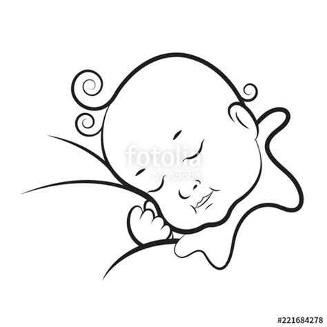 Sleeping Baby Drawing Free Download On Clipartmag