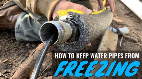 How To Keep Water Intake Lines From Freezing