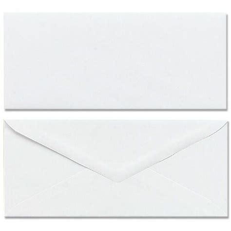 Mead Plain White Envelopes Zerbee