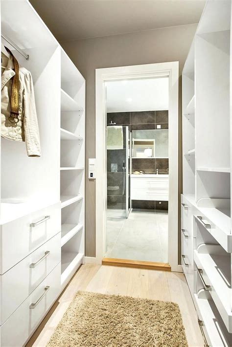 They range from a simple bedroom with the bed and wardrobes both contained in one room (see the bedroom size page for layouts like this) to more elaborate master suites with bedroom, walk in closet or dressing room, master bathroom and. Walk in closet master bathroom | Room ideas in 2019 ...