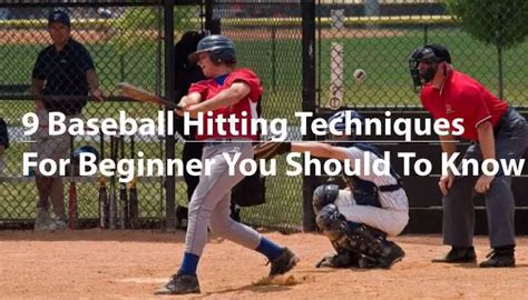 9 Baseball Hitting Techniques For Beginner You Should To Know Bats Finder