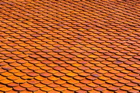 Orange Roof Tiles Stock Image Image Of Backdrop Design 46926359