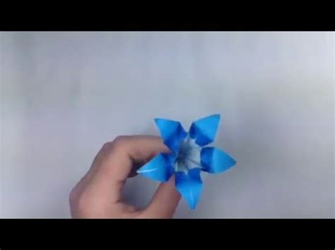 Origami Tutorial Five Petaled Lily Traditional Origami YouTube