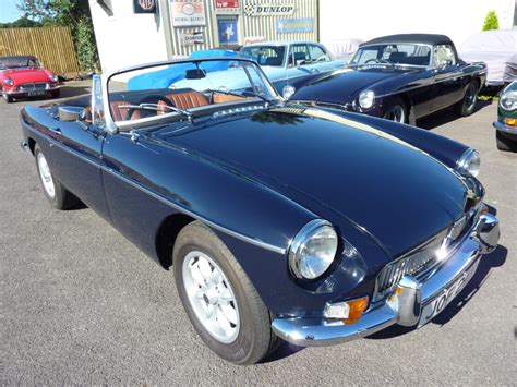 Mgb Roadster 1975 In Midnight Blue Former Glory