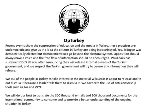 .grubu anonymous, türkiye'yi işi̇d'i desteklemek ile suçlamaya devam ederken, cumhurbaşkanı erdoğan'ı hedef göstererek rus televizyonu ntv'ye. Anonymous Hacks Turkish Energy & Gas Provider Website