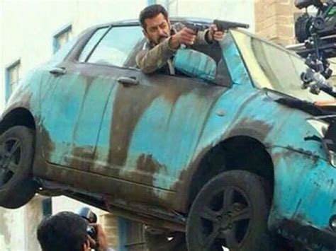 Pic Salman Khan Looks Fierce As He Shoots For An Intense Action Scene
