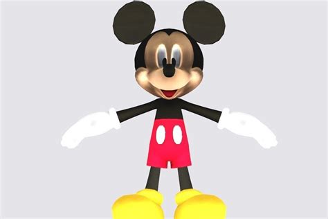 3d Model Animated Mickey Mouse Cgtrader