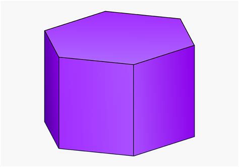 Transparent Geometric Shapes Png Hexagonal Prism 3d Shape Free