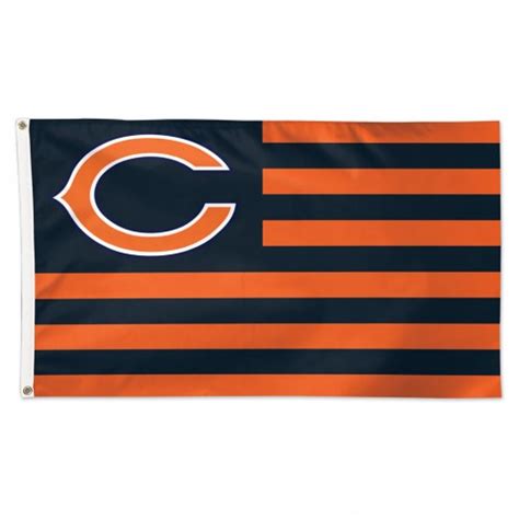Chicago Bears Flag 3x5 Deluxe Americana Design Sports Fan Shop
