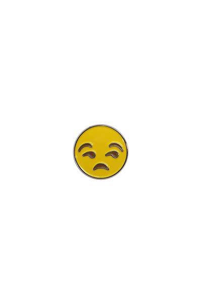 Annoyed Emoji Lapel Pin Philistine