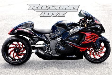 Custom 2011 Suzuki Hayabusa With Roaring Toyz Billet Single Sided