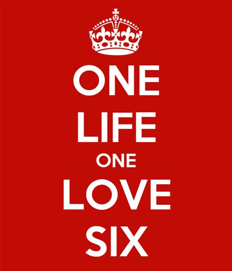 One Life One Love Six Poster Gavroche Keep Calm O Matic