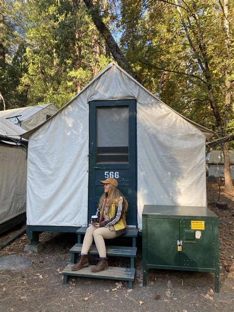 Staying At Curry Village Yosemite In A Canvas Tent Glam Journey