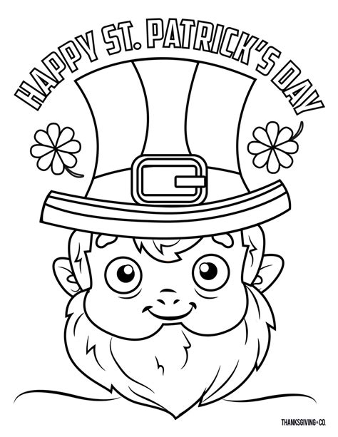 Free Printable Coloring Pages For St Patricks Day Printable Templates
