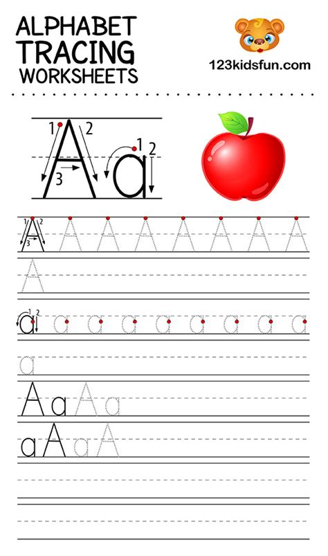 Free Alphabet Tracing Worksheets 039