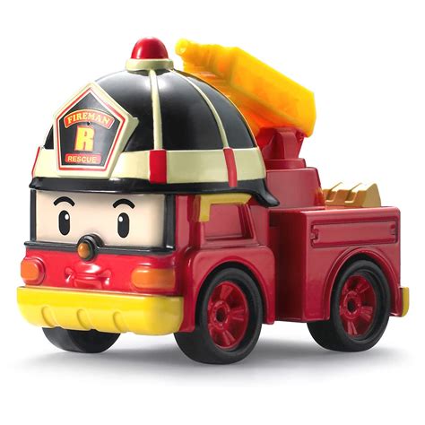 Buy Robocar Poli Roy Die Cast Metal Toy Cars Fire Truck Toys Non