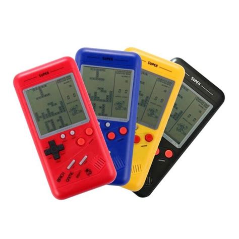 Retro Classic Childhood Tetris Handheld Game Players Lcd Electronic